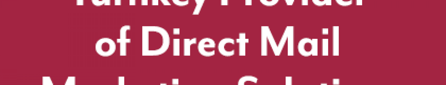 Turnkey Provider of Direct Mail Marketing Solutions  |  SALE